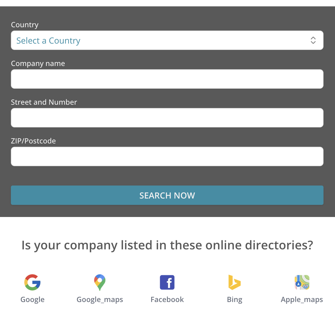 Local business Presence Check